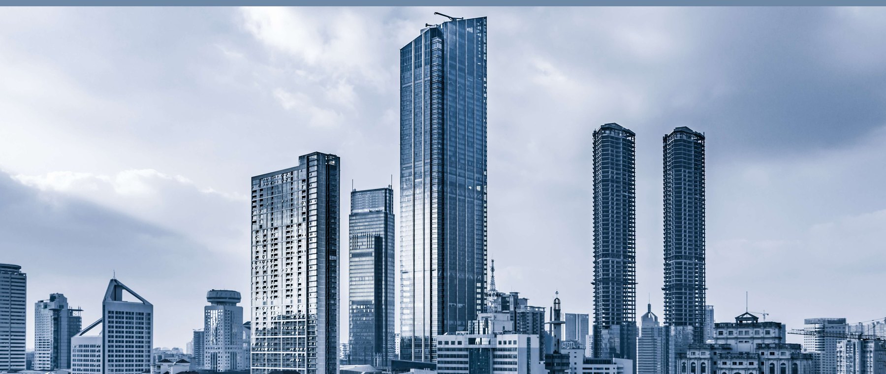 Modern city skyline